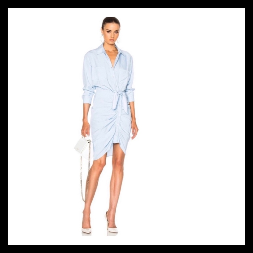 Veronica Beard Sierra Ruched Mini Dress Sz L/10 NWOT